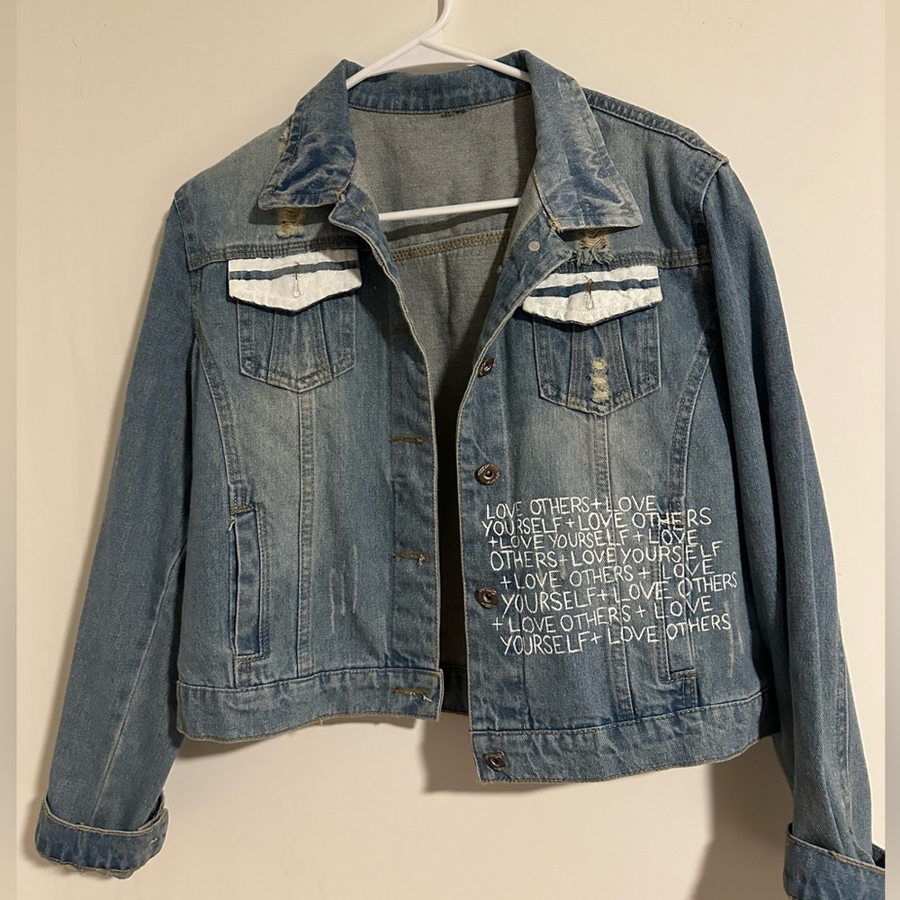 Custom Wren & Glory Denim Jacket